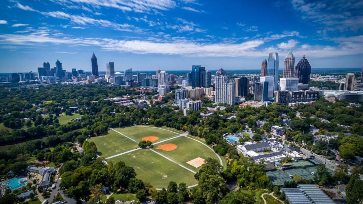 شقة Stupendous Heart Of Piedmont Park Two Story Loft أتلانتا المظهر الخارجي الصورة