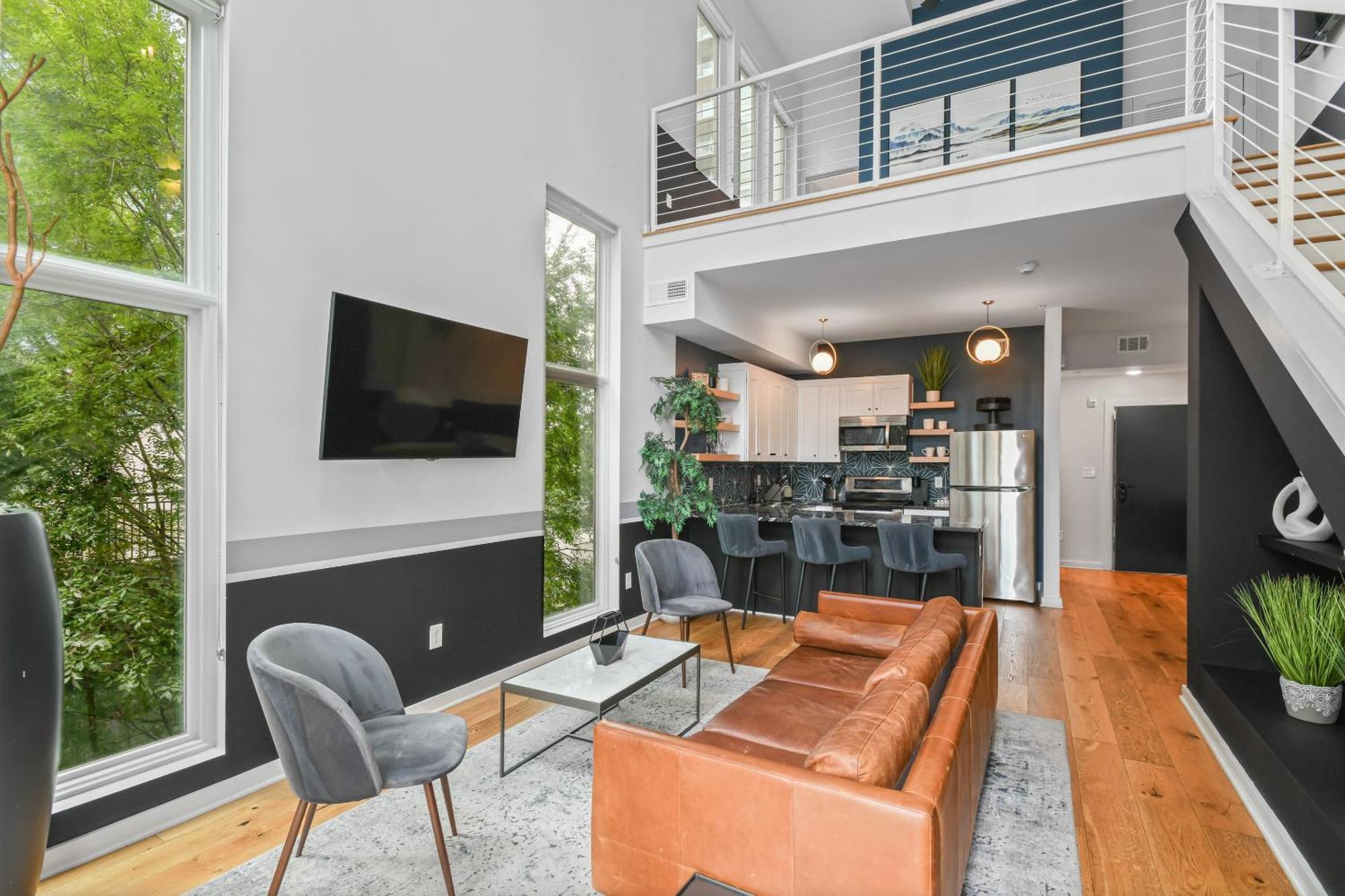 شقة Stupendous Heart Of Piedmont Park Two Story Loft أتلانتا المظهر الخارجي الصورة