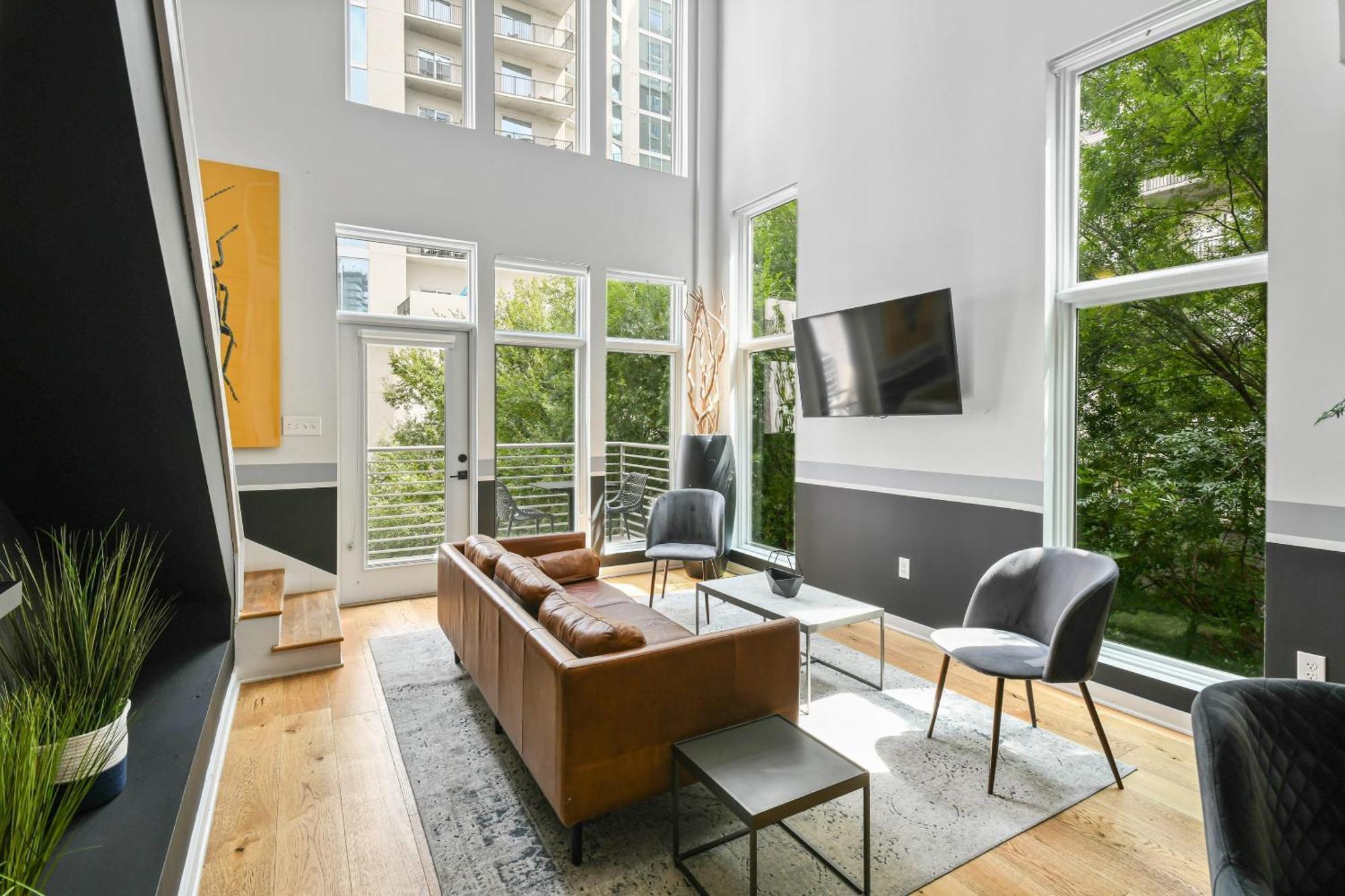 شقة Stupendous Heart Of Piedmont Park Two Story Loft أتلانتا المظهر الخارجي الصورة