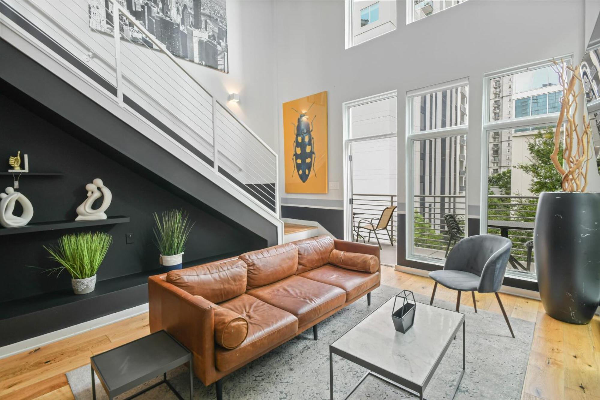 شقة Stupendous Heart Of Piedmont Park Two Story Loft أتلانتا المظهر الخارجي الصورة